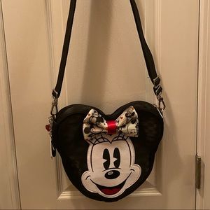 Shop Harveys Mickey and Minnie crossbody bag
